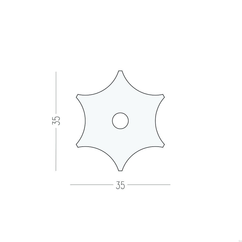 U.0.4 --Podkładka-Pillow-Star-Mosiężna-Szczotkowana-Open&Hide-Skandynawskie-Uchwyty_3