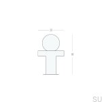 U.21.3.S--Gałka-meblowa-Pola-Mosiężna-Srebrna-Chromowana-z-Mosiężną-Podkładką-Open&Hide-Skandynawskie-Uchwyty_3