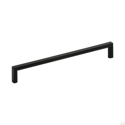 Uchwyt meblowy podłużny Soft 192 Metalowy Czarny