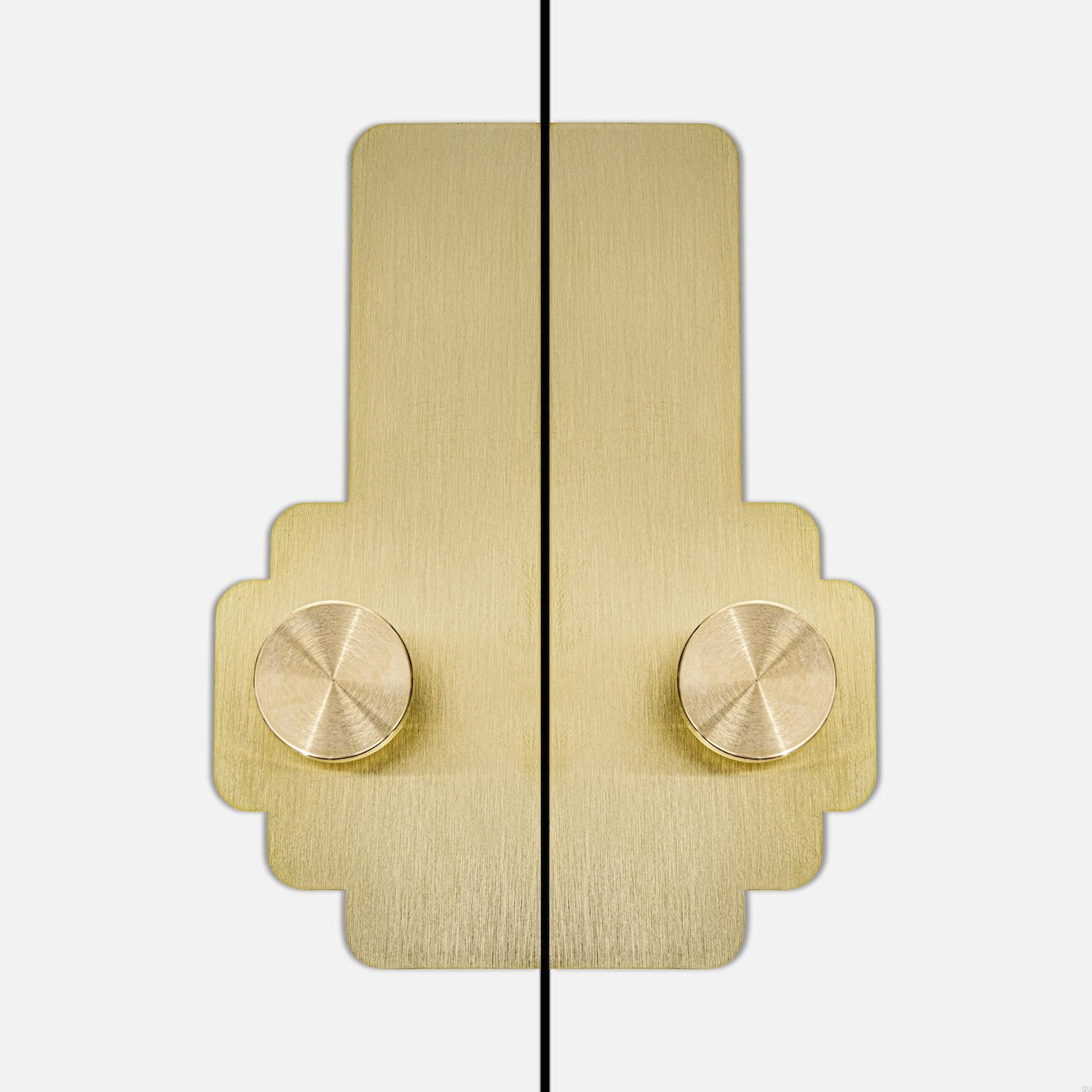 U.0.7.2--Gałka-meblowa-z-podkładką-Nena-Morocco-MX2-Mosiężna-Szczotkowana-Nielakierowana-(2-sztuki)-Open&Hide-Skandynawskie-Uchwyty_1