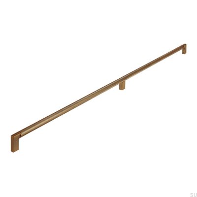 Uchwyt meblowy podłużny 2457 736 Aluminiowy Antyczny Złoty