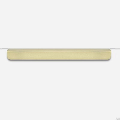 Uchwyt meblowy krawędziowy Edit 300 (L) Matt Mosiężny Szczotkowany Matowy