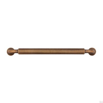 Uchwyt meblowy podłużny 2630 160 Metalowy Antyczny Złoty