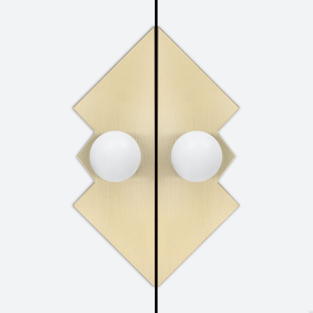 U.0.6.2.W --Gałka-meblowa-z-podkładką-Odete-M-Pillow-Queen-Mosiężna-Biała-ze-Złotym-Nielakierowanym-Szczotkowanym-(2 sztuki)-Open&Hide-Skandynawskie-Uchwyty_1