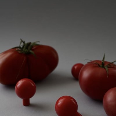 Wieszak ścienny Kulka 30 Stalowy Czerwony