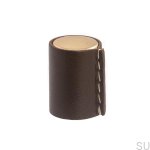 Zdjecie galki Laderknopp Zlotej pokrytej skora