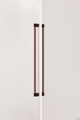 Uchwyt meblowy podłużny dwustronny Casey Big 736 Aluminiowy Brązowy Mat