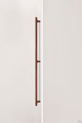 Uchwyt meblowy podłużny Hinoki Wood Big 832 Drewniany Orzech Włoski