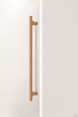 Uchwyt meblowy podłużny Hinoki Wood Big 416 Drewniany Dębowy