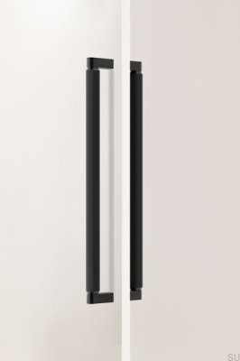 Uchwyt meblowy podłużny dwustronny Brooklyn Big 448 Aluminiowy Czarny Szczotkowany