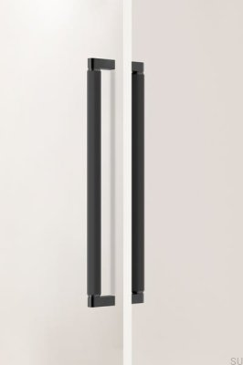 Uchwyt meblowy podłużny dwustronny Brooklyn Big 448 Aluminiowy Czarny Tytanowy