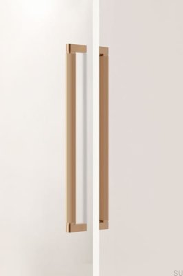 Uchwyt meblowy podłużny dwustronny Brooklyn Big 448 Aluminiowy Złoty Szczotkowany Cava