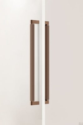 Uchwyt meblowy podłużny dwustronny Brooklyn Big 448 Aluminiowy Brązowy Szczotkowany