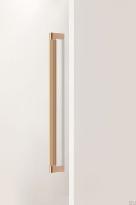 Uchwyt meblowy podłużny Brooklyn Big 448 Aluminiowy Złoty Szczotkowany Cava