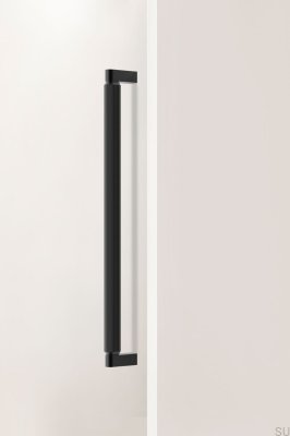 Uchwyt meblowy podłużny Brooklyn Big 448 Aluminiowy Czarny Szczotkowany