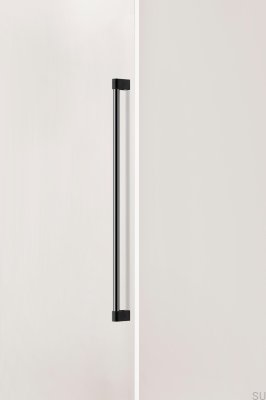 Uchwyt meblowy podłużny Casey Big 736 Aluminiowy Czarny Tytanowy Polerowany