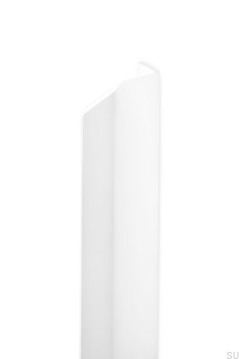 Uchwyt meblowy krawędziowy Vann 1200 Aluminiowy Biały Mat