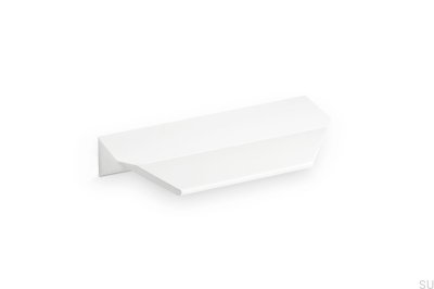 Uchwyt meblowy krawędziowy Vann 100 Aluminiowy Biały Mat