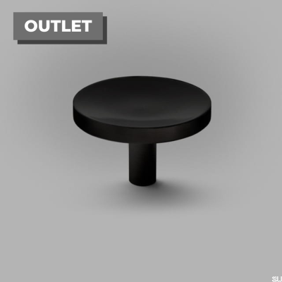 Gałka meblowa Cleo L Aluminiowa Czarna