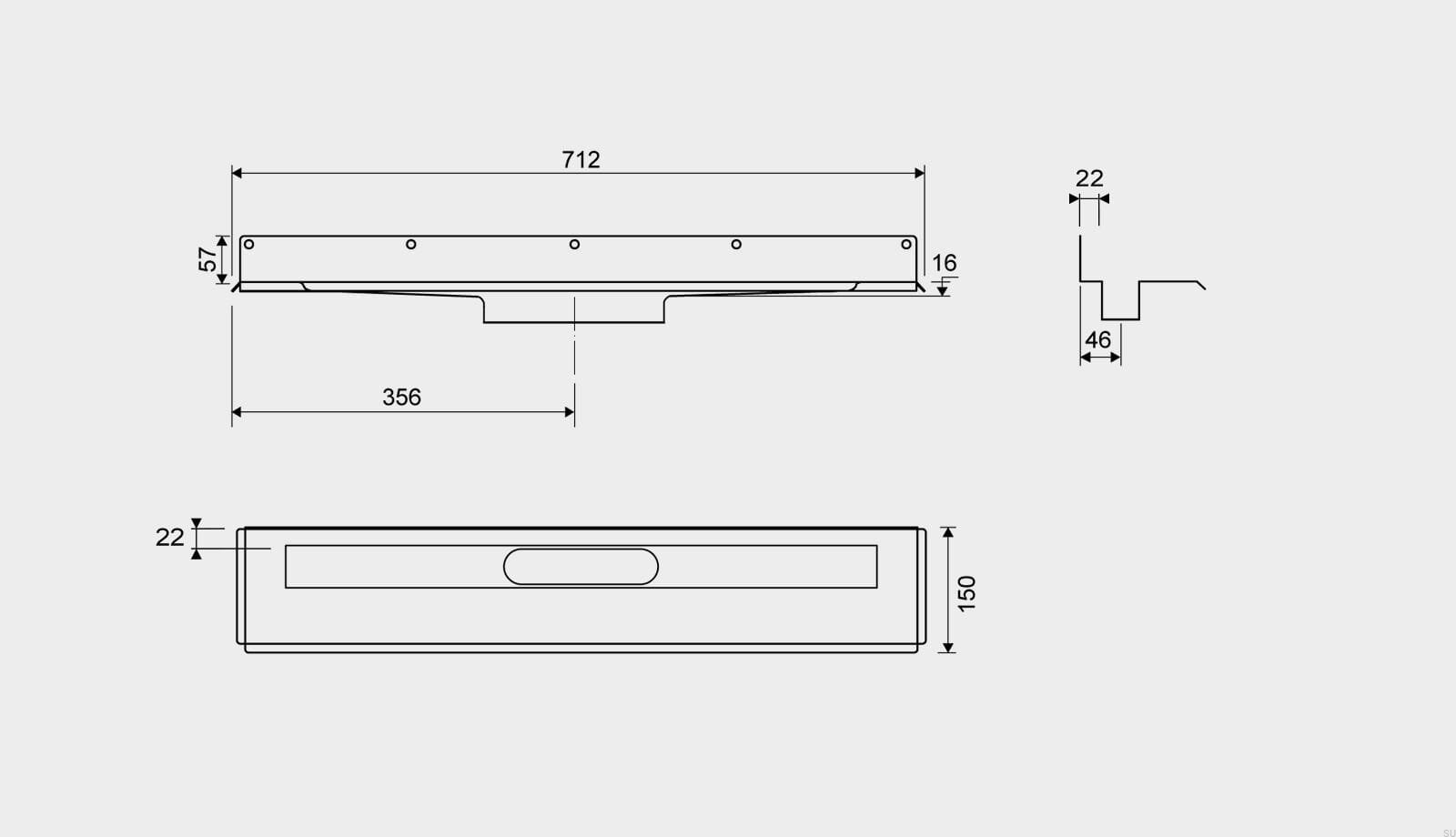 10040600--Odpływ-liniowy-1004-600-Kołnierz-tylny-Przyścienny-Stalowy-Unidrain-Skandynawskie-Uchwyty_2