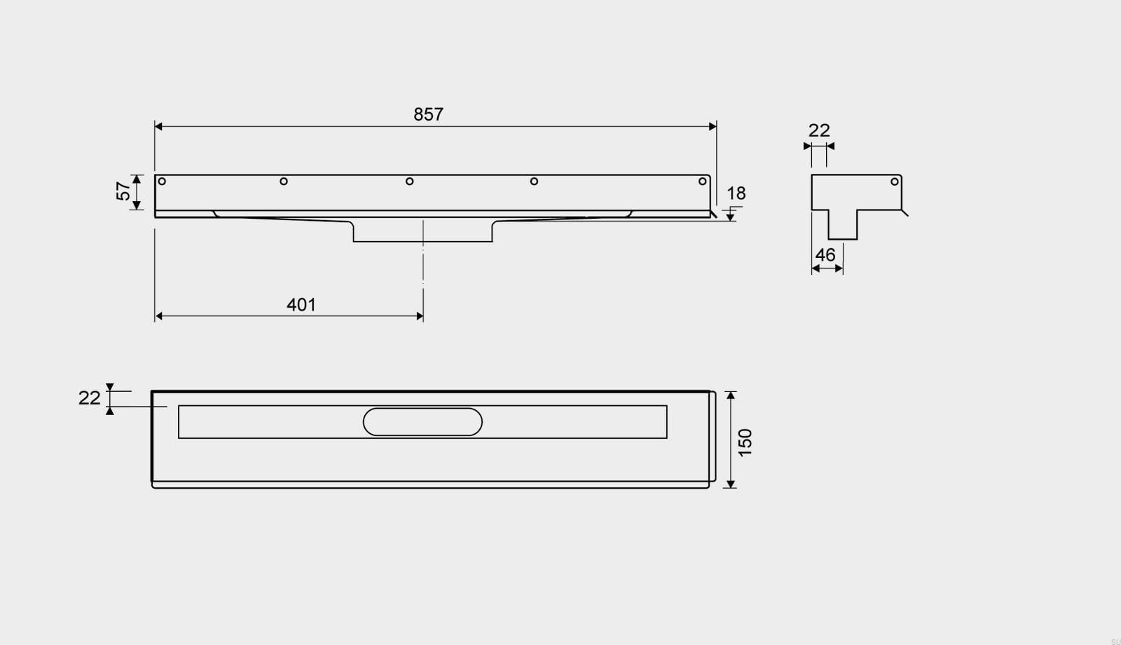 10020800--Odpływ-liniowy-1002-800-Kołnierz-lewy-Przyścienny-Stalowy-Unidrain-Skandynawskie-Uchwyty_2