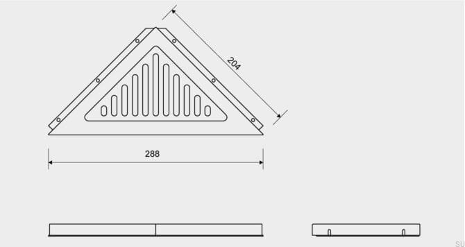 28500202--Półka-prysznicowa-narożna-trójkątna-ClassicLine-Column-Stalowa-Szczotkowana-Unidrain-Skandynawskie-Uchwyty_2