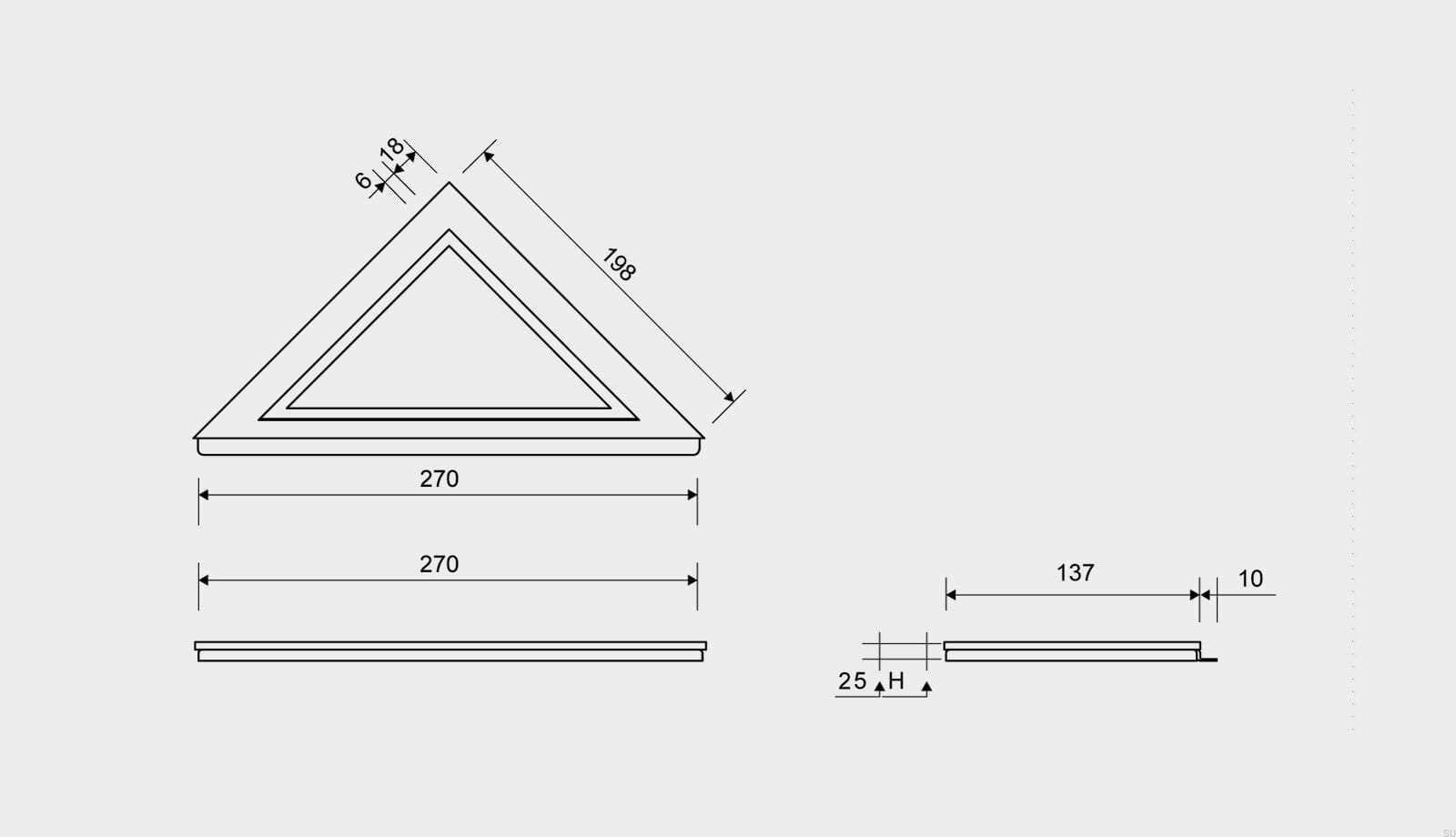 29110225--Panel-do-odpływu-narożnego-z-ramką-25-mm-HighLine-Stalowy-Szczotkowany-Unidrain-Skandynawskie-Uchwyty_2