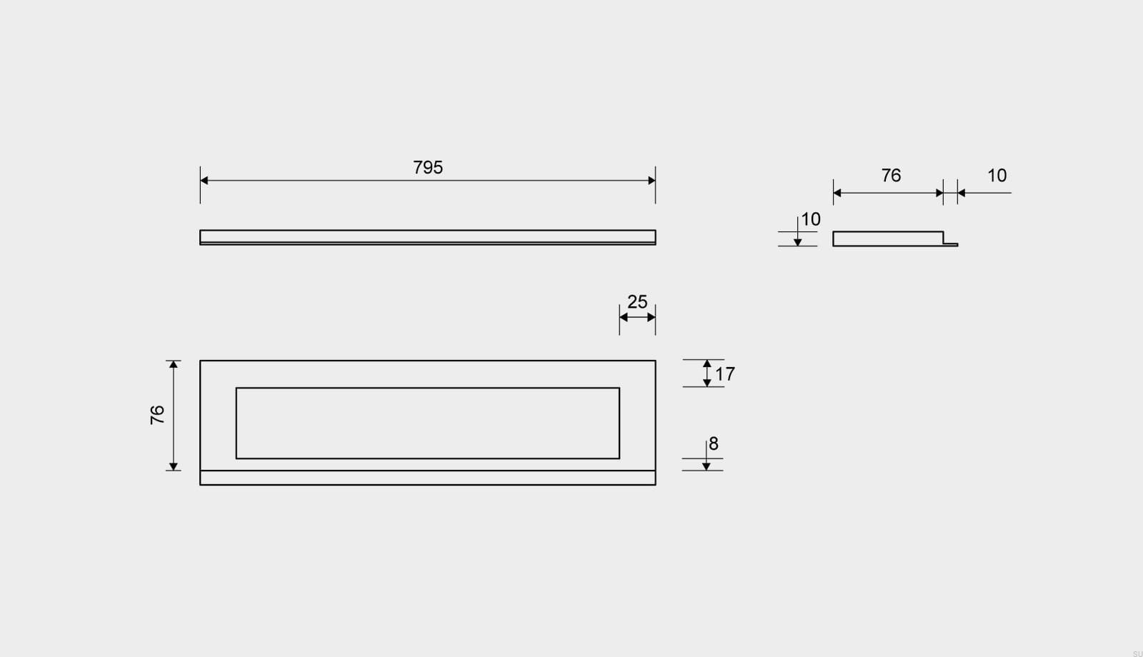 19100810--Ramka-odpływu-HighLine-795-10-Stalowa-Szczotkowana-Unidrain-Skandynawskie-Uchwyty_3
