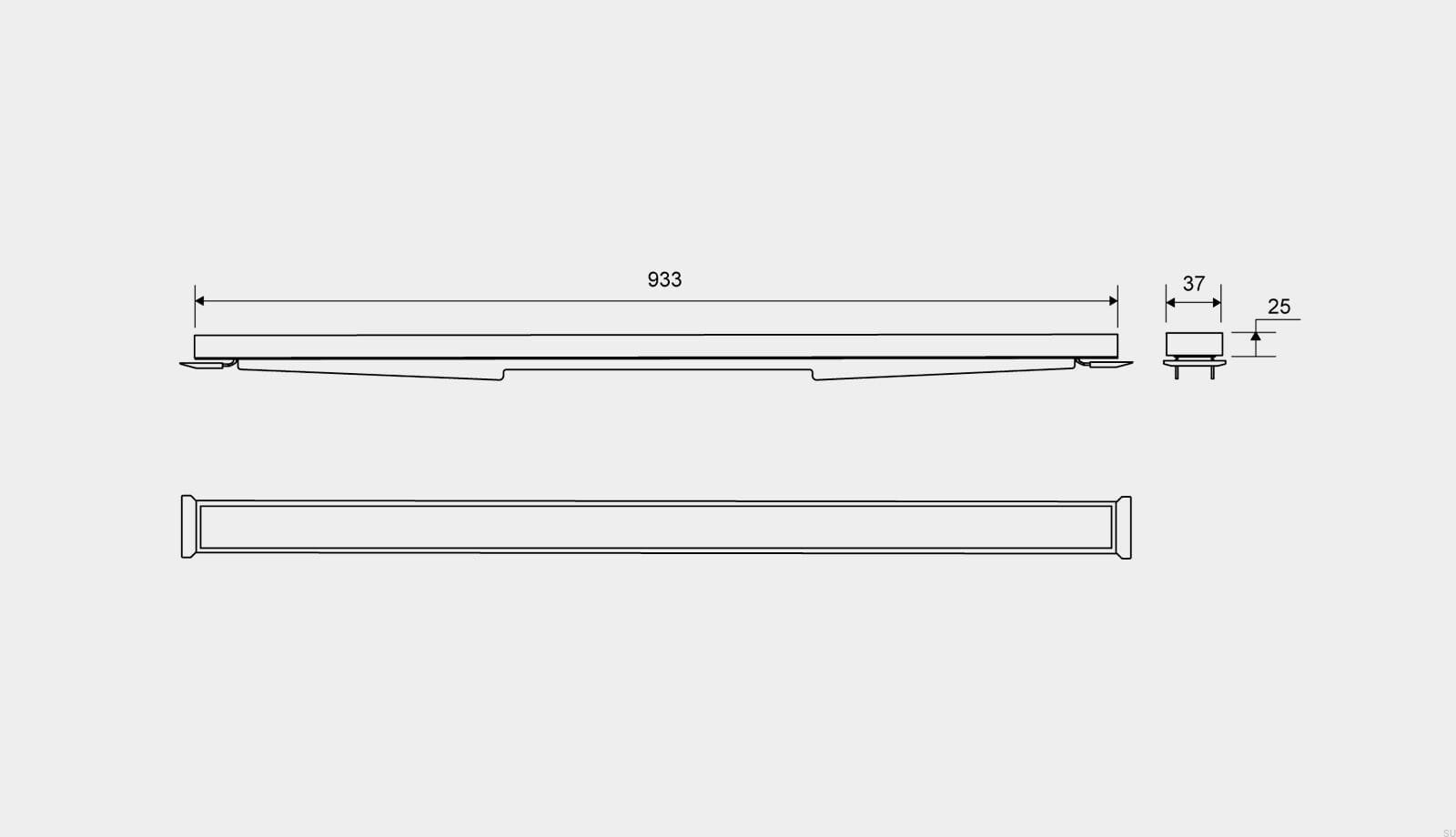 19401025--Panel-kasetowy-do-odpływu-liniowego-HighLine-933-25-Stalowy-Szczotkowany-Unidrain-Skandynawskie-Uchwyty_2