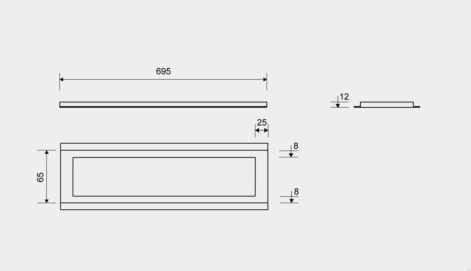 39100712--Ramka-odpływu-wolnostojącego-HighLine-700-12-Stalowa-Szczotkowana-Unidrain-Skandynawskie-Uchwyty_3