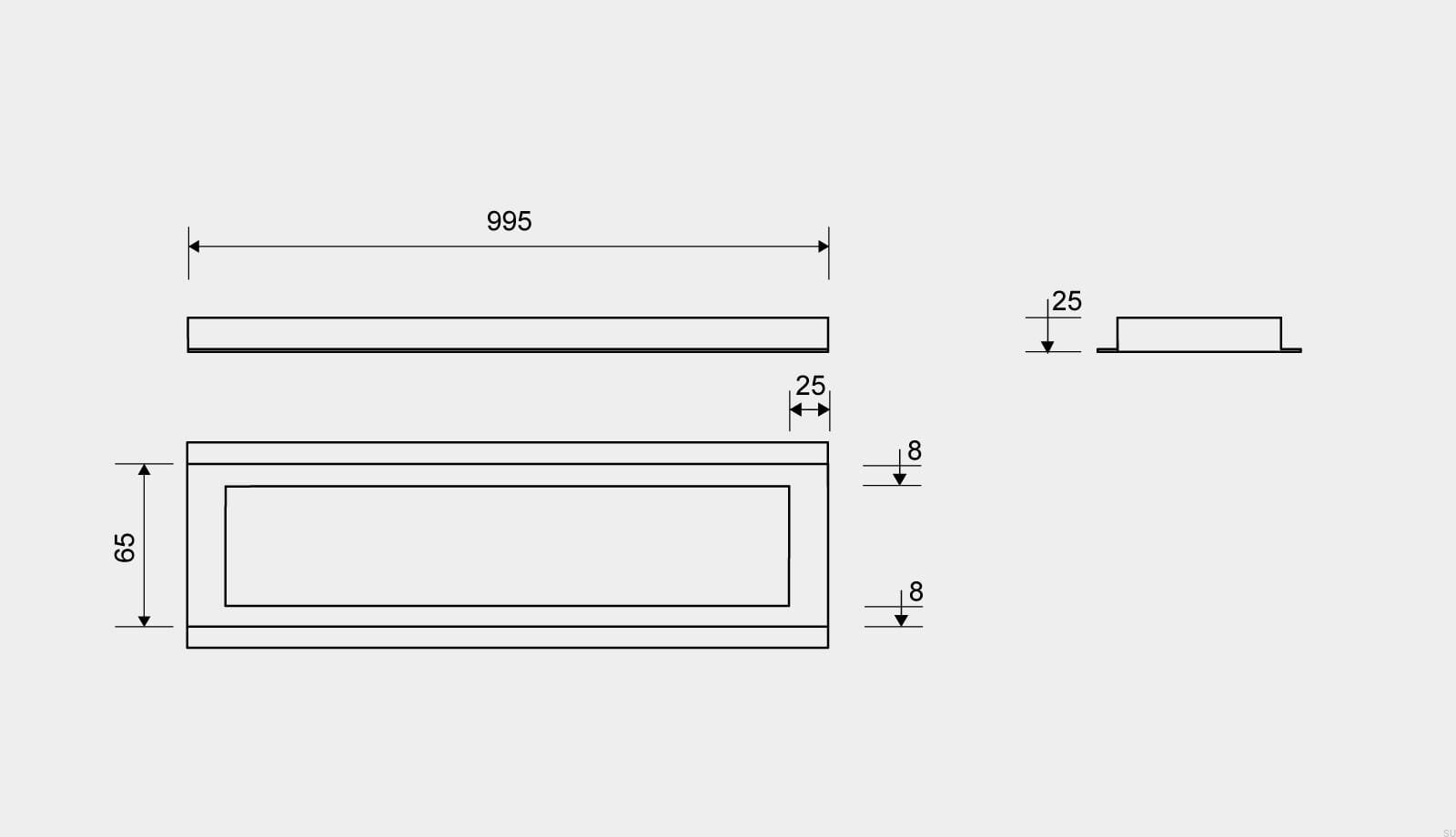 39101025--Ramka-odpływu-wolnostojącego-HighLine-1000-25-Stalowa-Szczotkowana-Unidrain-Skandynawskie-Uchwyty_3