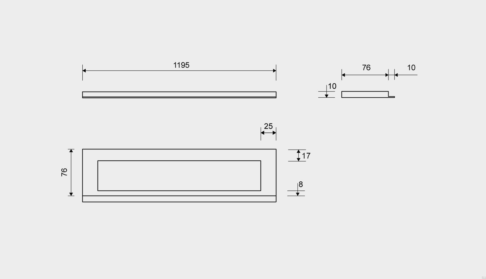 19151210--Ramka-odpływu-Highline-1195-10-Stalowa-Złota-PVD-Unidrain-Skandynawskie-Uchwyty_3