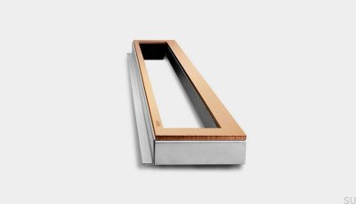 Ramka odpływu Highline 1195 25 Stalowa Miedziana PVD