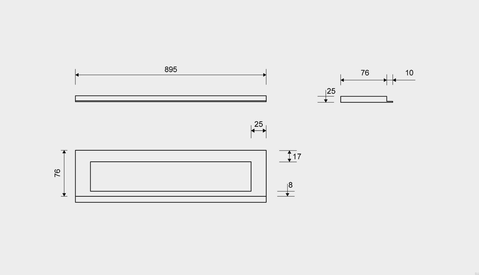 19170925--Ramka-odpływu-Highline-895-25-Stalowa-Czarna-PVD-Unidrain-Skandynawskie-Uchwyty_3
