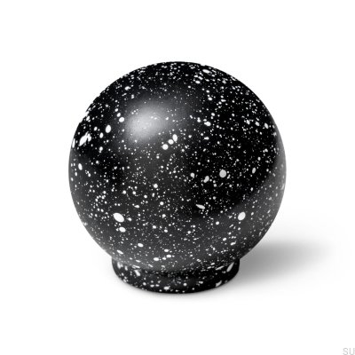 Gałka meblowa Ren Melange Black & White 35 Drewniana Bukowa