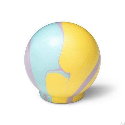 Gałka meblowa Ren Funky Yellow 35 Drewniana Bukowa