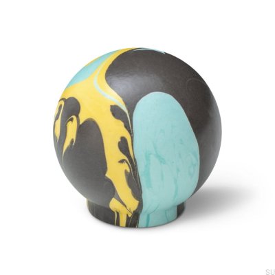 Gałka meblowa Ren Octopus Trace 35 Drewniana Bukowa