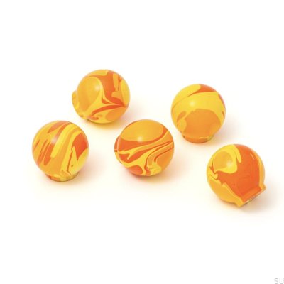 Gałka meblowa Ren Chari Red 35 Drewniana Bukowa