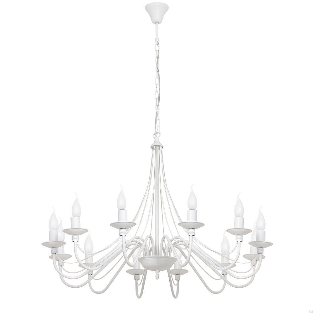 397R--Żyrandol-Róża-12-Metalowy-Biały-Artera-Skandynawskie-Uchwyty_1