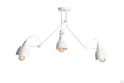 Plafon Aida 3 Metalowy Biały