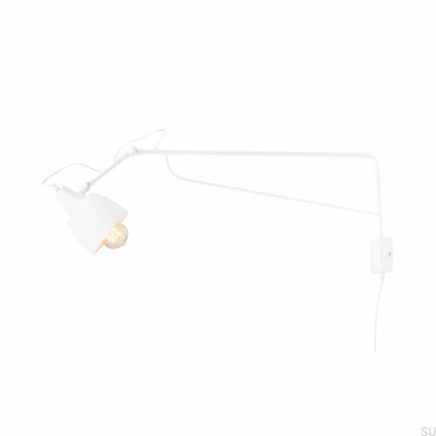 Kinkiet Soho Duży Metalowy Biały