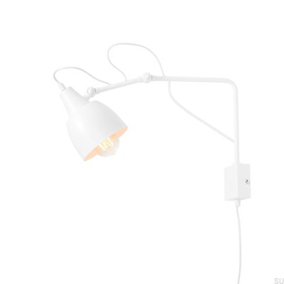 Kinkiet Soho Mały Metalowy Biały