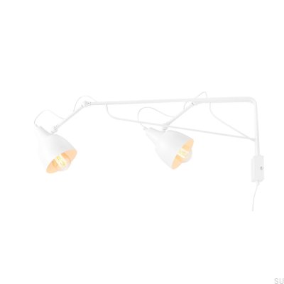 Kinkiet Soho 2 Metalowy Biały