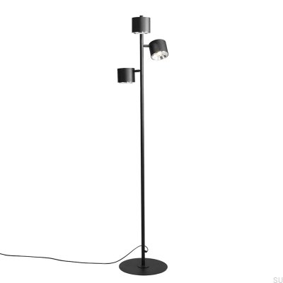 Lampa stojąca Bot Metalowa Czarna