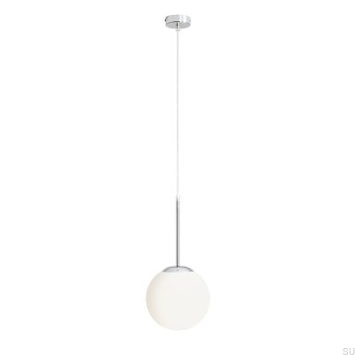 Lampa wisząca Bosso Mini 20 Metalowa Srebrna Chromowana