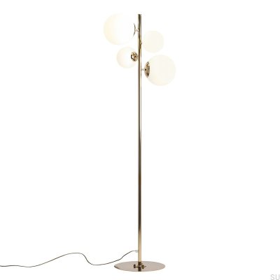 Lampa stojąca Bloom Metalowa Złota