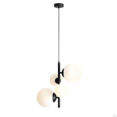 Lampa wisząca Bloom 4 Metalowa Czarna