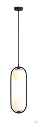 Lampa wisząca Riva 2 Metalowa Czarna