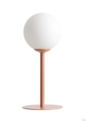 Lampka biurkowa Pinne Metalowa Koralowa