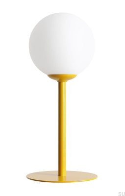 Lampka biurkowa Pinne Metalowa Musztardowa